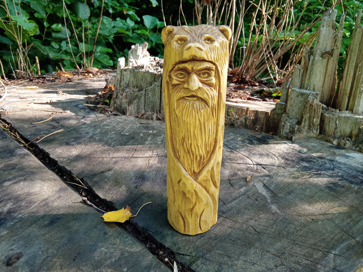 Wooden Veles Statues – Slavic God of Wisdom and Nature