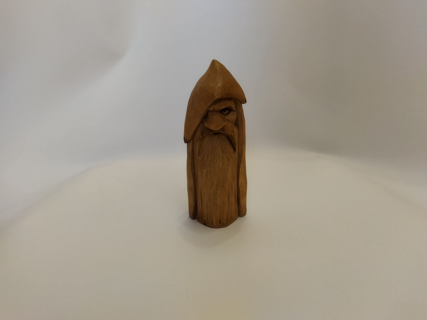 All-Father Odin Wooden Figurine - Hand-Carved Nordic God Statue