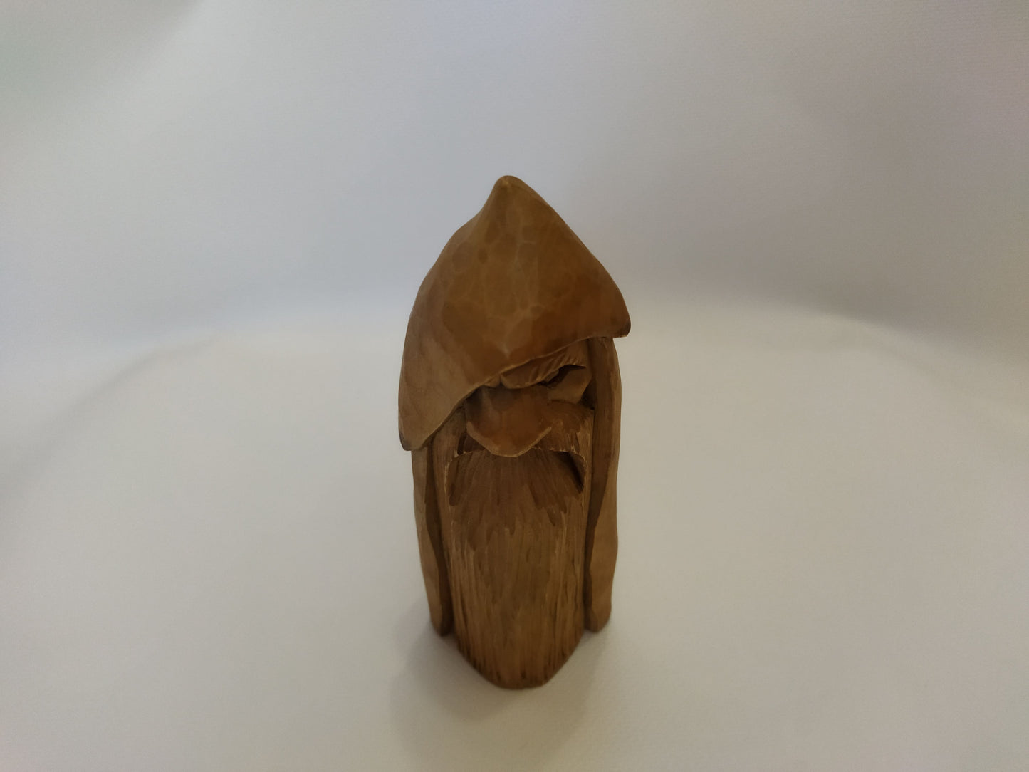 All-Father Odin Wooden Figurine - Hand-Carved Nordic God Statue