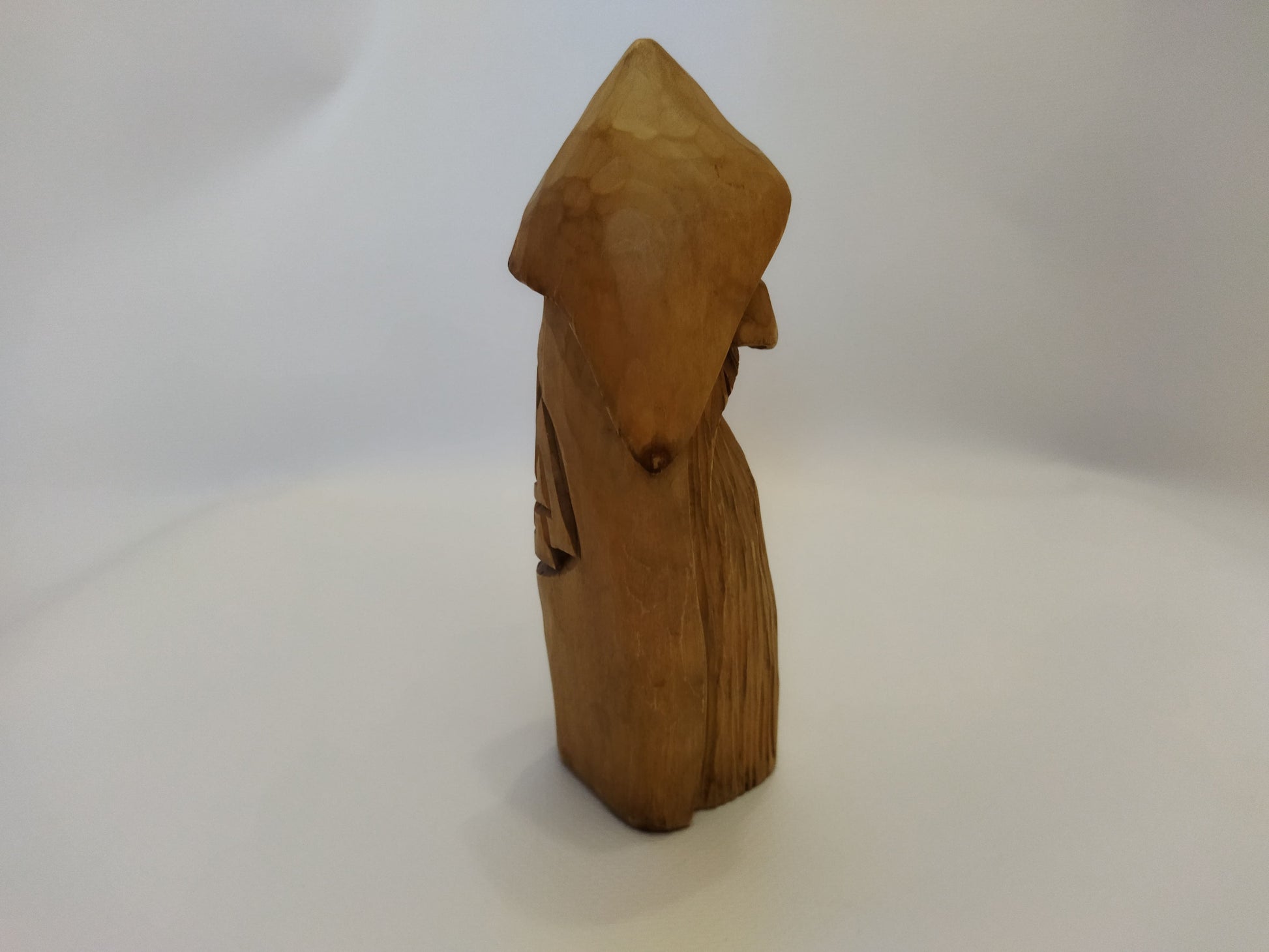 All-Father Odin Wooden Figurine - Hand-Carved Nordic God Statue