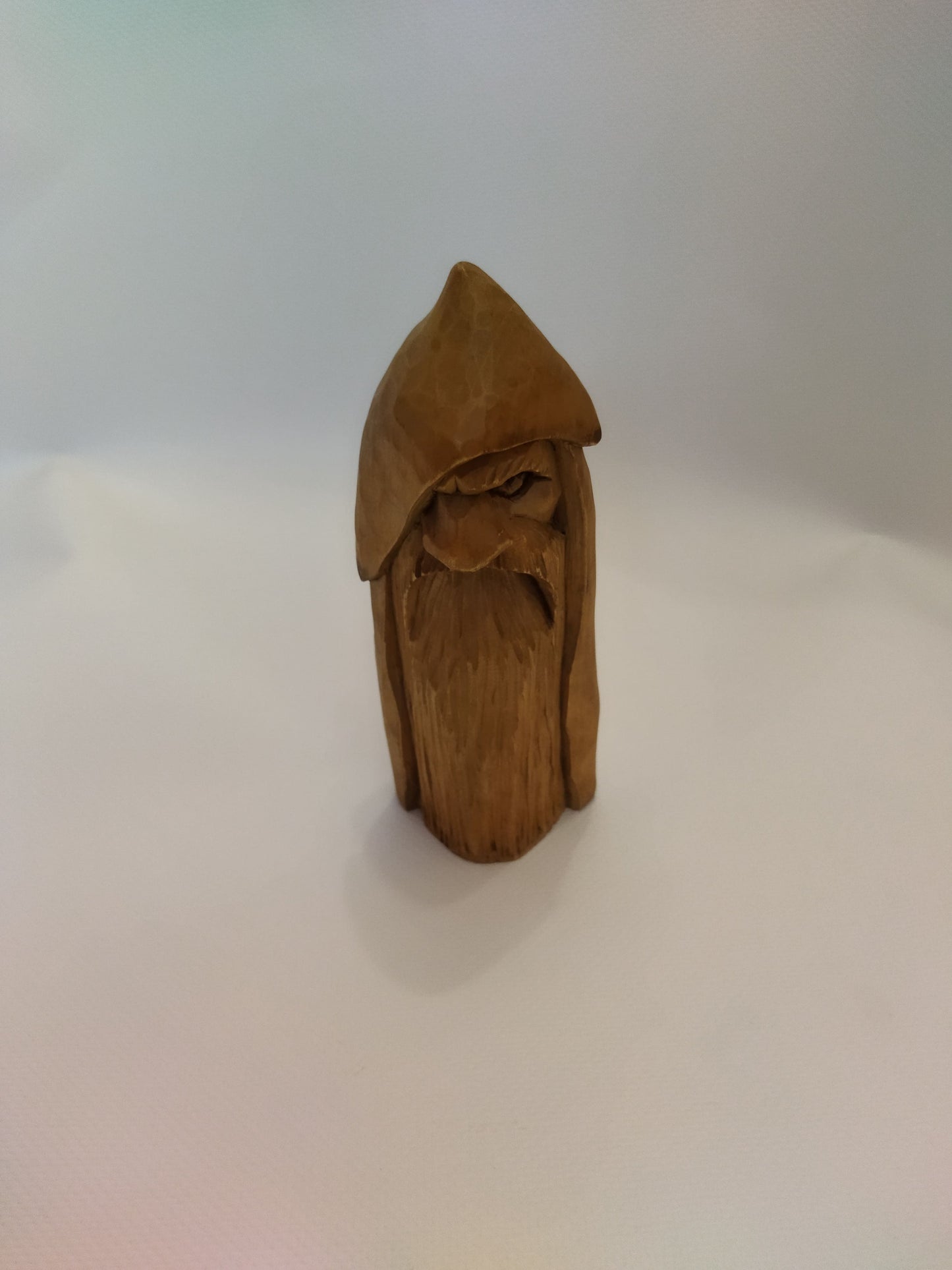 All-Father Odin Wooden Figurine - Hand-Carved Nordic God Statue